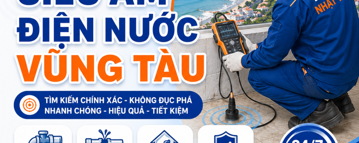 Siêu âm điện nước Vũng Tàu | Điện nước Nhật Tân