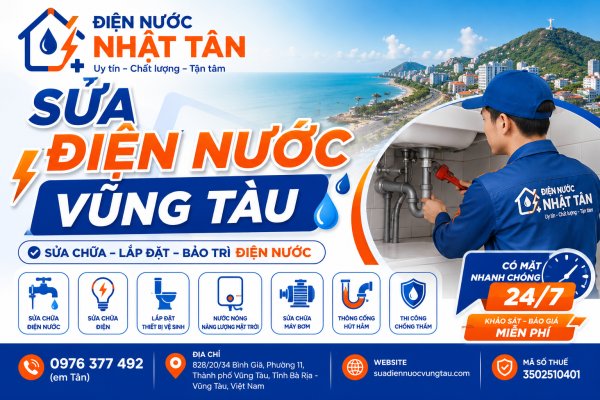 Sửa Điện Nước Vũng Tàu | Nhật Tân